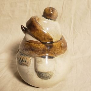 Vintage Accents - Vintage Earthenware Snowman Figure Vintage Accents - Vintage Earthenware Snowman Figure